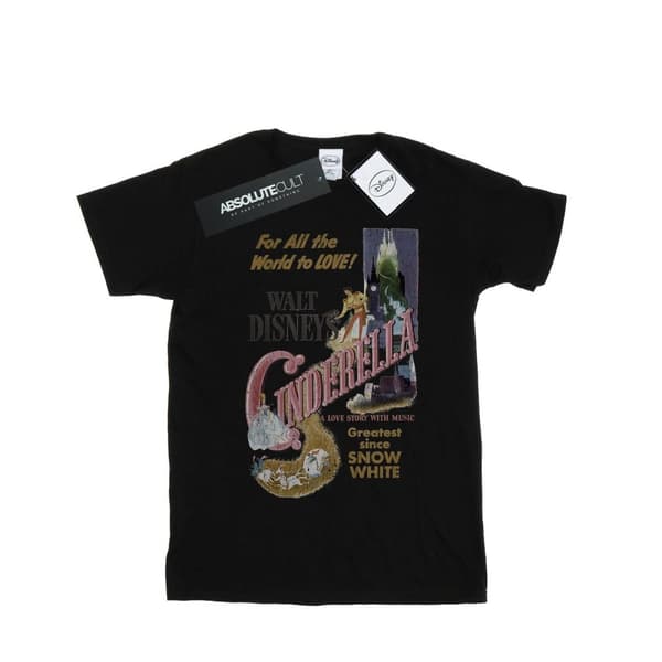 Cinderella Womens/Ladies Poster Cotton Boyfriend T-Shirt