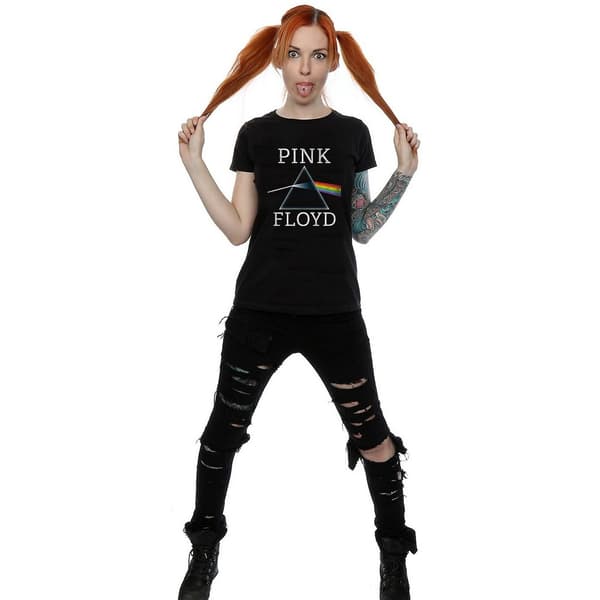 Pink Floyd Womens/Ladies Dark Side Of The Moon Prism Cotton T-Shirt