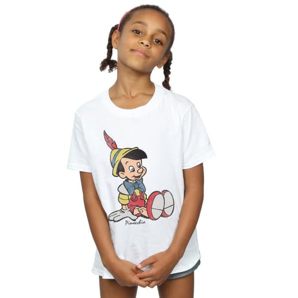 Pinocchio Girls Classic Cotton T-Shirt