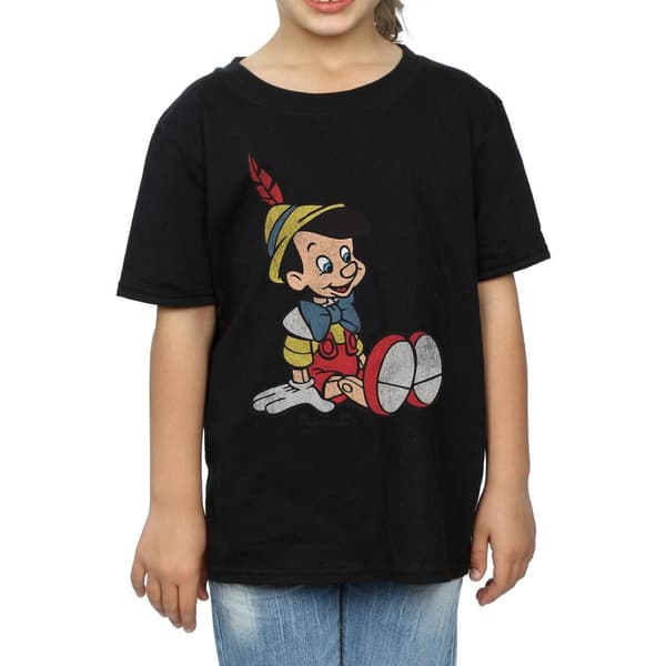 Pinocchio Girls Classic Cotton T-Shirt