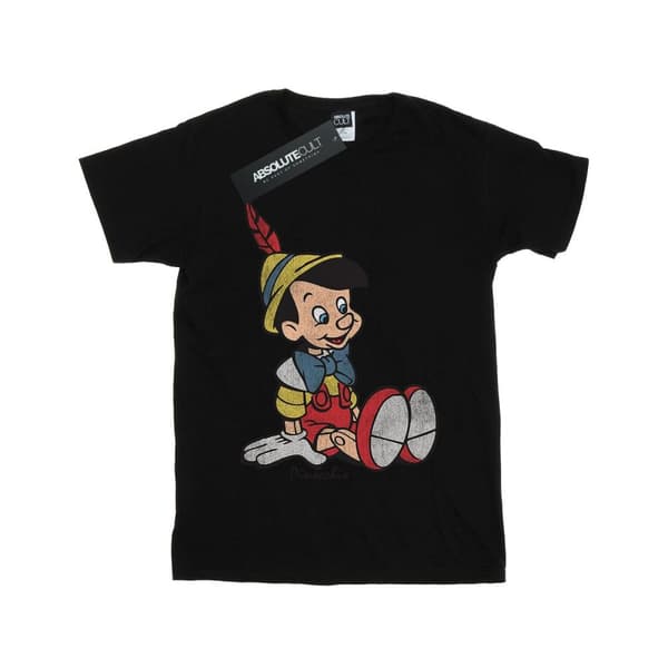 Pinocchio Girls Classic Cotton T-Shirt