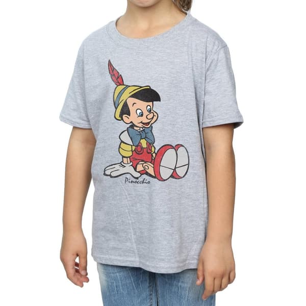 Pinocchio Girls Classic Cotton T-Shirt