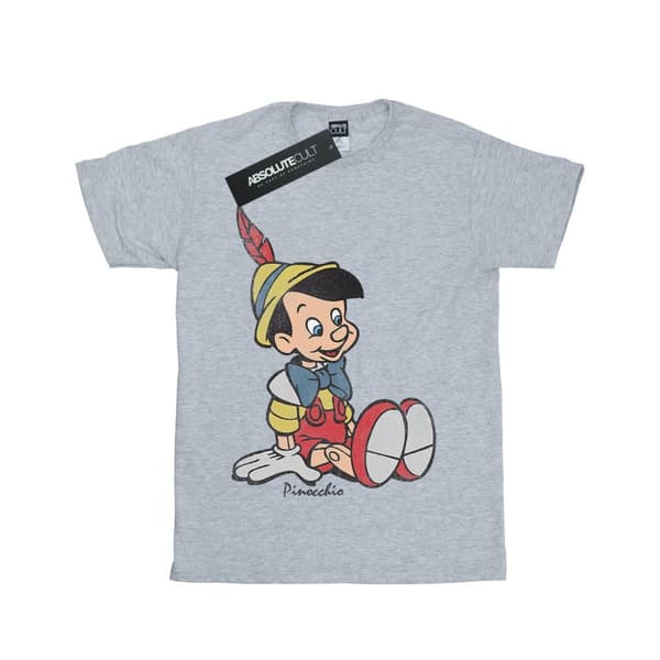 Pinocchio Girls Classic Cotton T-Shirt