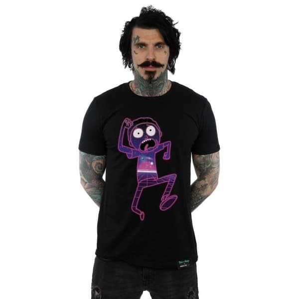 Rick And Morty Multiverse Run bomulls-T-shirt för herrar