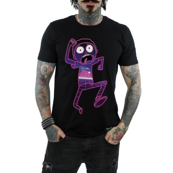 Rick And Morty Multiverse Run bomulls-T-shirt för herrar