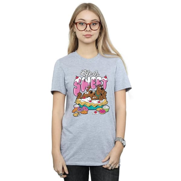 Scooby Doo Dam/Tjej Livet är ljuvligt Boyfriend T-shirt