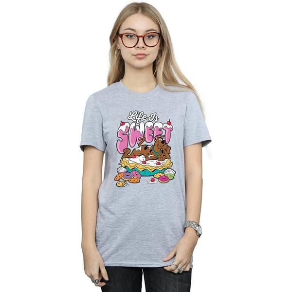 Scooby Doo Dam/Tjej Livet är ljuvligt Boyfriend T-shirt