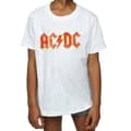 Miniatyrbild 5 av 5: AC/DC T-shirt i bomull med distressed logotyp för flickor