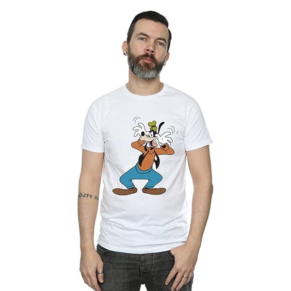 Disney Crazy Goofy bomulls-T-shirt för herrar