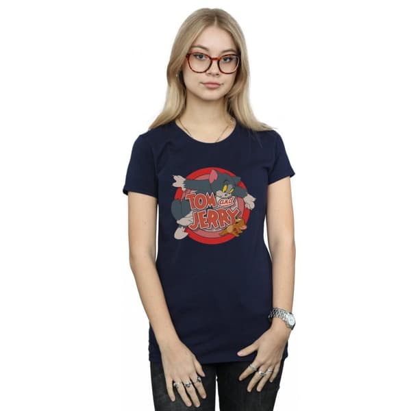 Tom and Jerry Dam/Tjej Catch T-shirt i bomull