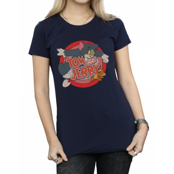 Tom and Jerry Dam/Tjej Catch T-shirt i bomull
