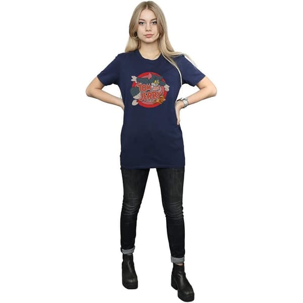 Tom and Jerry Dam/Tjej Catch T-shirt i bomull