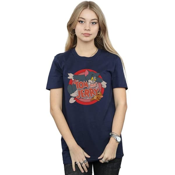 Tom and Jerry Dam/Tjej Catch T-shirt i bomull