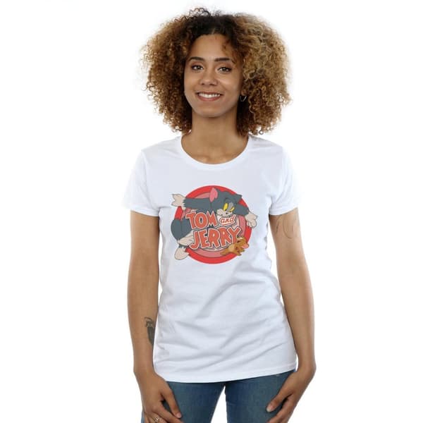 Tom and Jerry Womens/Ladies Catch Cotton T-Shirt