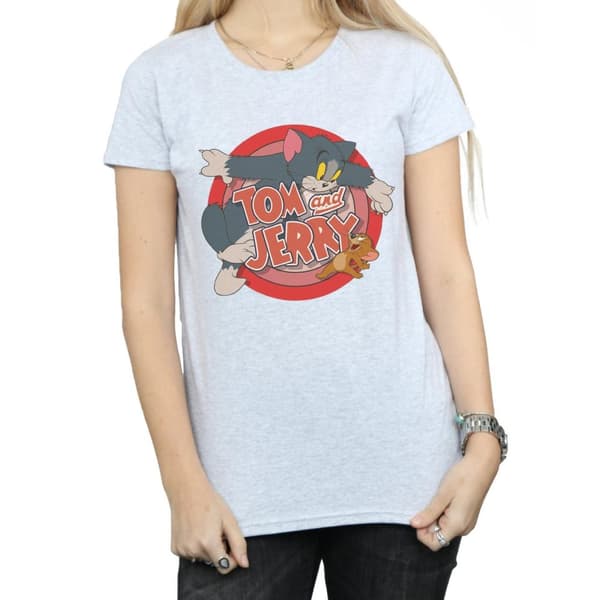 Tom and Jerry Dam/Tjej Catch T-shirt i bomull