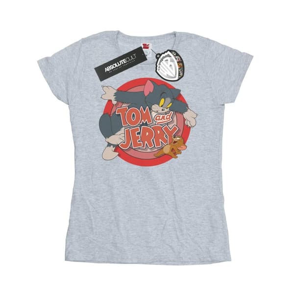 Tom and Jerry Dam/Tjej Catch T-shirt i bomull