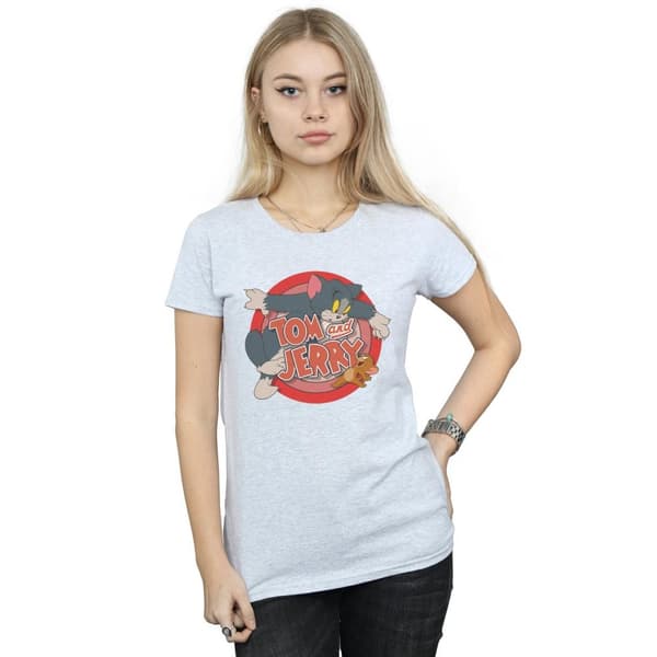 Tom and Jerry Dam/Tjej Catch T-shirt i bomull