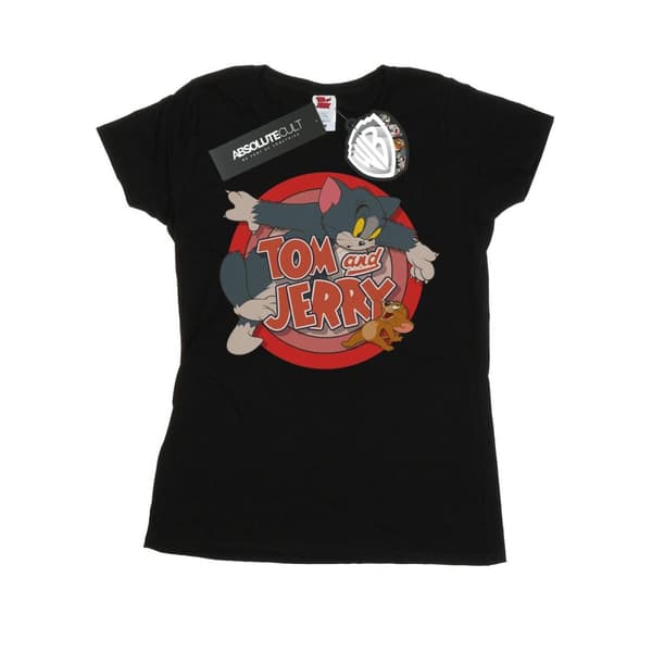 Tom and Jerry Dam/Tjej Catch T-shirt i bomull