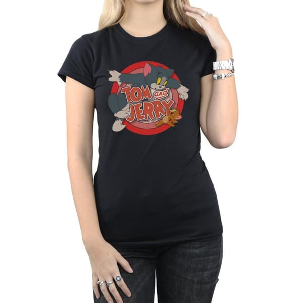 Tom and Jerry Dam/Tjej Catch T-shirt i bomull