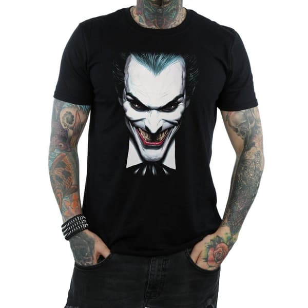 The Joker Mens Alex Ross Cotton T-Shirt