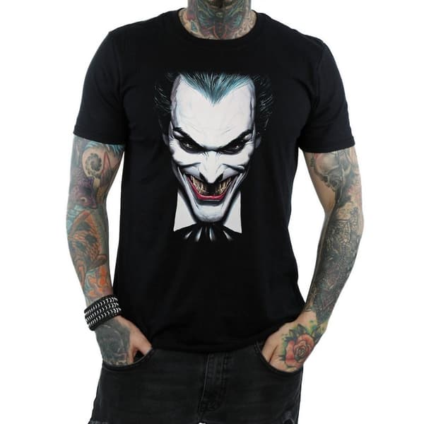 The Joker Mens Alex Ross Cotton T-Shirt