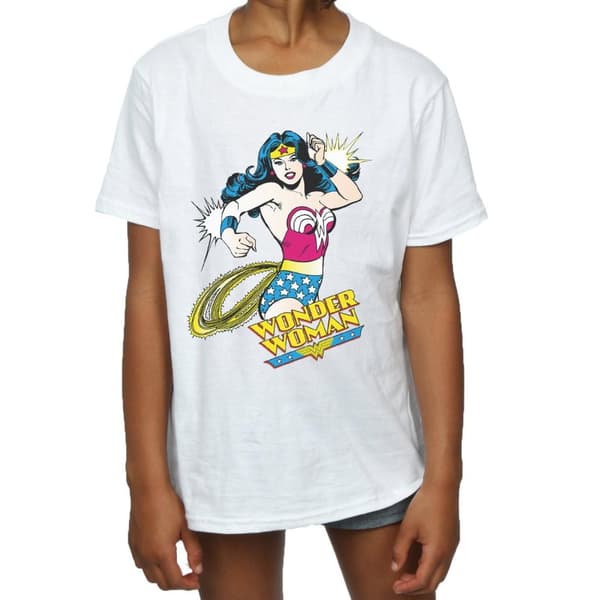 Wonder Woman Girls Lasso Cotton T-Shirt