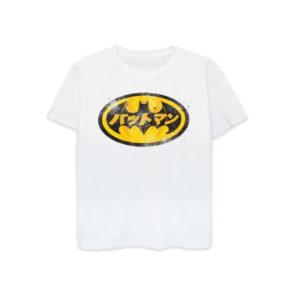 Batman T-shirt med japansk logotyp för pojkar