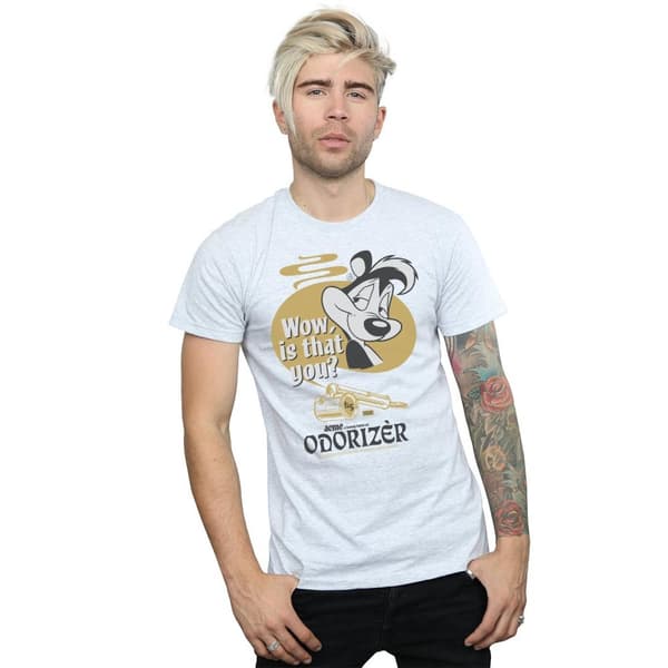 Looney Tunes Mens Odorizer Pepe Le Pew Cotton T-Shirt