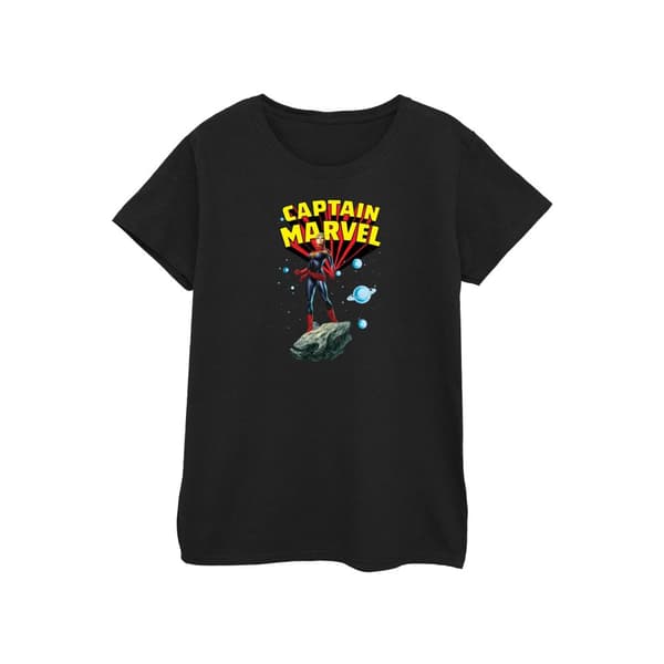 Captain Marvel Pose T-shirt i bomull - dam/dam
