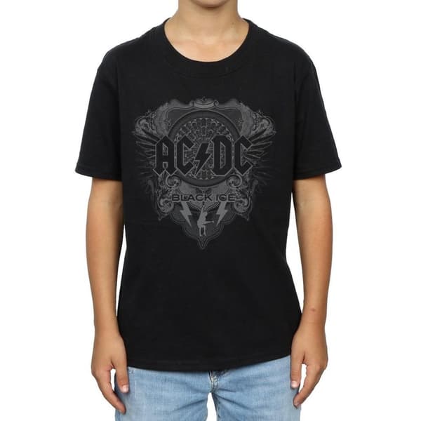 AC/DC Pojkar - Black Ice T-shirt i bomull