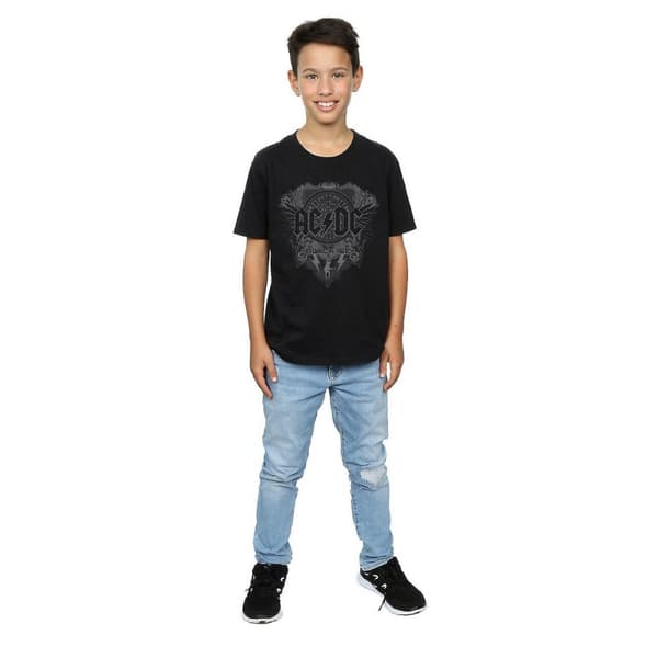 AC/DC Pojkar - Black Ice T-shirt i bomull