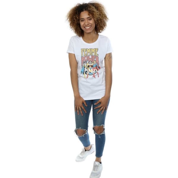 DC Super Hero Girls Womens/Ladies Femme Power Cotton T-Shirt