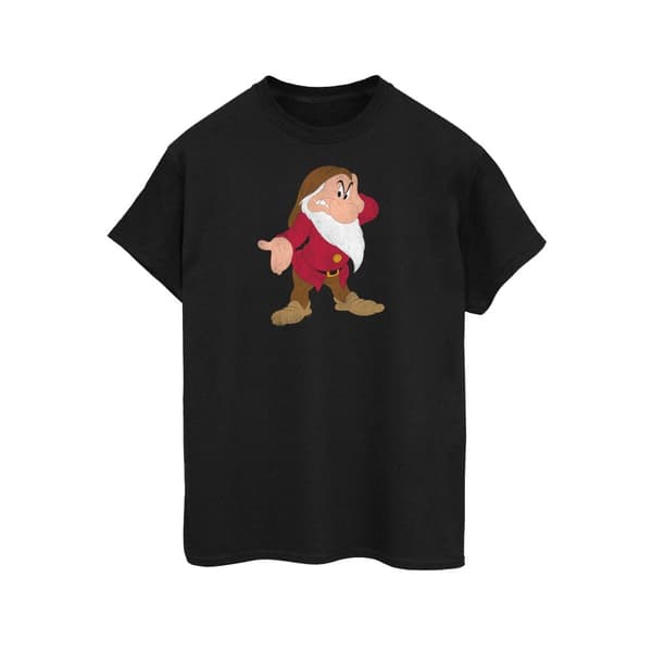 Snow White And The Seven Dwarfs Dam/Tjej Grumpy Boyfriend T-shirt i bomull