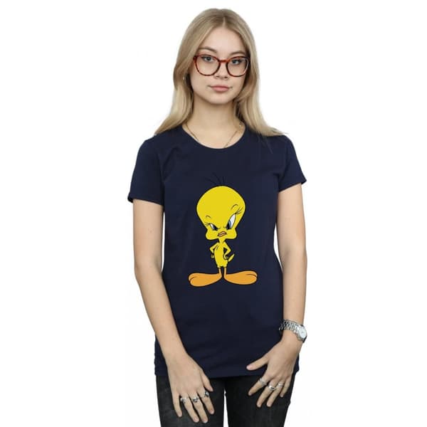 Looney Tunes Angry Tweety - bomulls-T-shirt för damer/kvinnor
