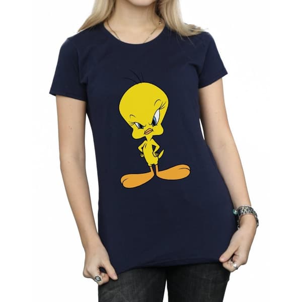 Looney Tunes Angry Tweety - bomulls-T-shirt för damer/kvinnor