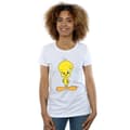 Miniatyrbild 2 av 5: Looney Tunes Angry Tweety - bomulls-T-shirt för damer/kvinnor