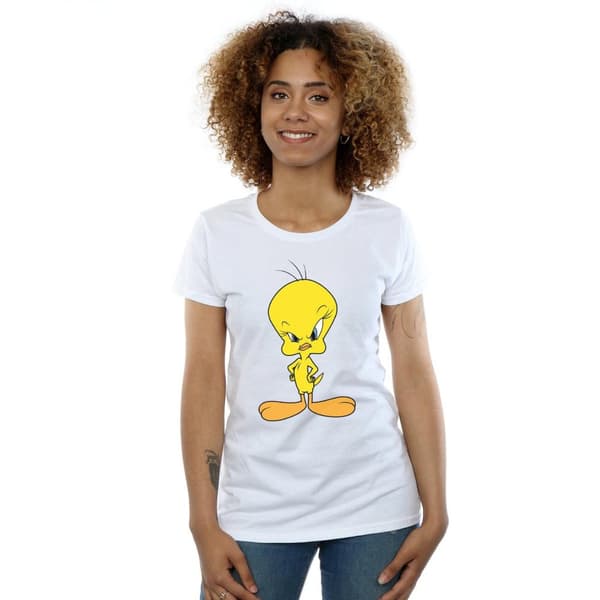Looney Tunes Angry Tweety - bomulls-T-shirt för damer/kvinnor