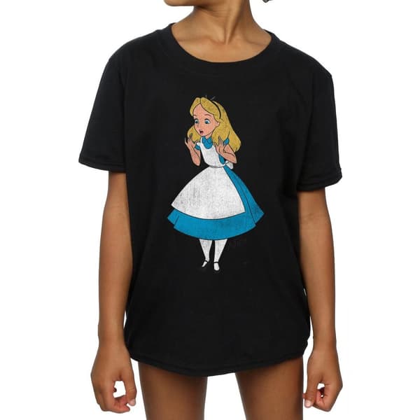 Alice In Wonderland Girls Classic Cotton T-Shirt