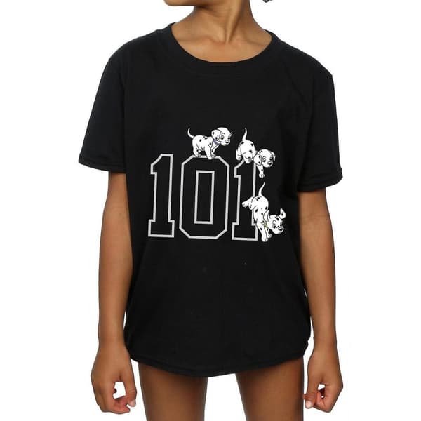 101 Dalmatians Girls Puppies Cotton T-Shirt