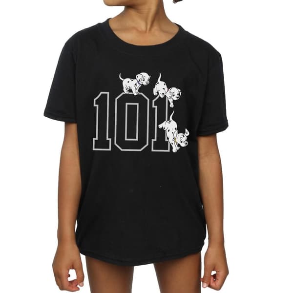 101 Dalmatians Girls Puppies Cotton T-Shirt