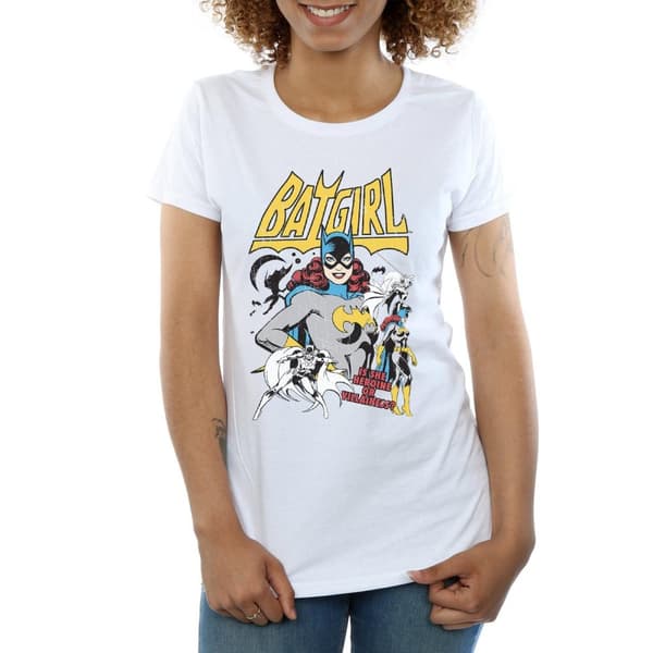 DC Comics Womens/Ladies Heroine Or Villainess Batgirl Cotton T-Shirt