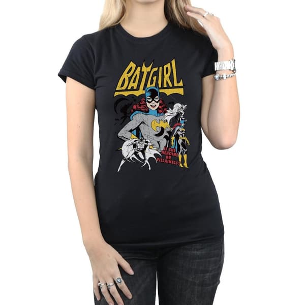 DC Comics Womens/Ladies Heroine Or Villainess Batgirl Cotton T-Shirt