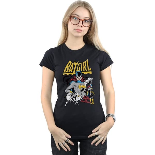 DC Comics Womens/Ladies Heroine Or Villainess Batgirl Cotton T-Shirt