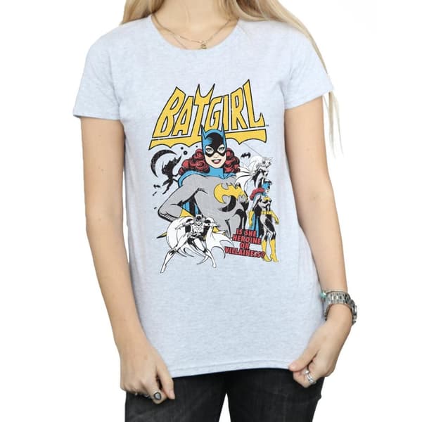 DC Comics Womens/Ladies Heroine Or Villainess Batgirl Cotton T-Shirt