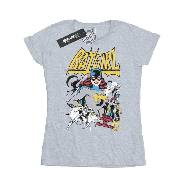DC Comics Womens/Ladies Heroine Or Villainess Batgirl Cotton T-Shirt
