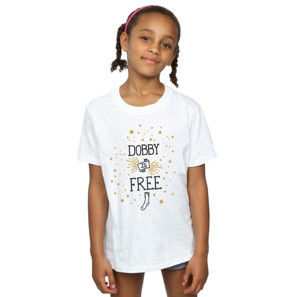 Harry Potter Girls Dobby Is Free Cotton T-Shirt