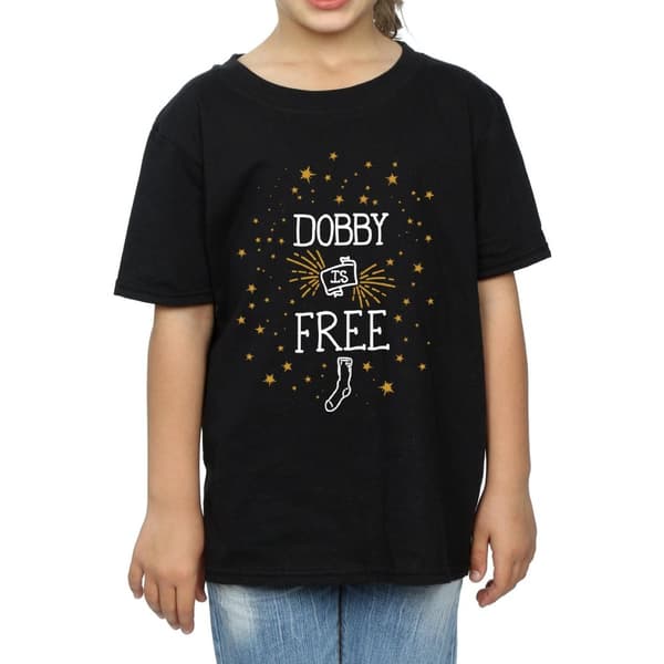 Harry Potter Girls Dobby Is Free Cotton T-Shirt