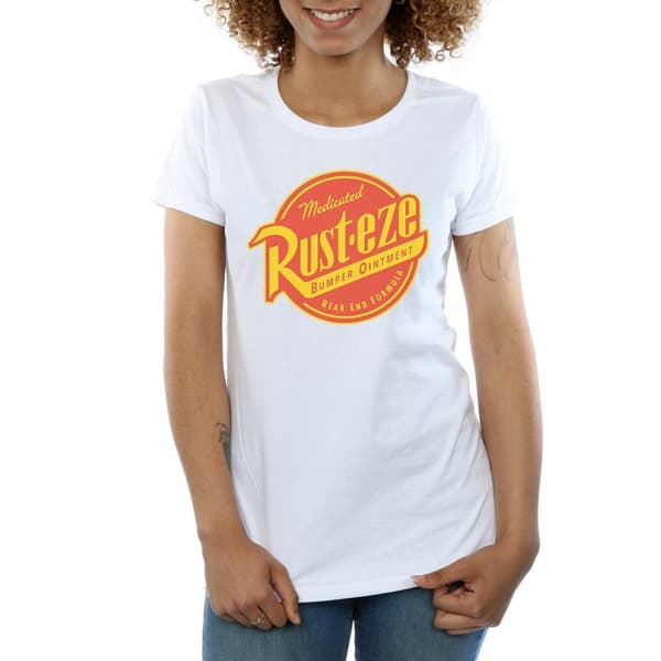 Cars Dam/Tjej - Rust-Eze T-shirt i bomull med logotyp