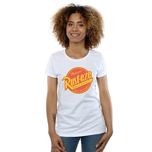 Cars Dam/Tjej - Rust-Eze T-shirt i bomull med logotyp