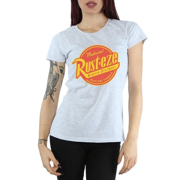 Cars Dam/Tjej - Rust-Eze T-shirt i bomull med logotyp